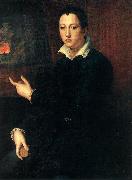 ALLORI Alessandro Portrait of a Young Man  hgjgh oil